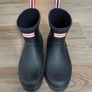 Ankle length hunter rain boots